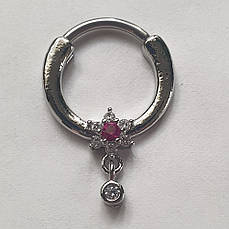 Клікер септум з фіанітами PSK-007