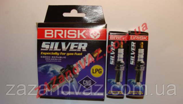 Свечи зажигания BRISK Sliver DR15YS Чехия Ланос 1.6 16 кл