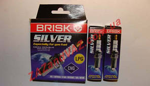 Свечи зажигания BRISK Sliver DR15YS Чехия Ланос 1.6 16 кл