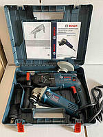 Перфоратор Bosch GBH 2-26 DRE та мережева болгарка Bosch GWS 850 CE набір 2в1 у кейсі
