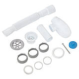 Сифон для кухонної мийки ITAL К1010, 1 1/2"х40, фото 2