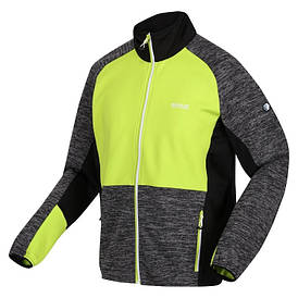 Кофта чоловіча флісова Regatta Coladane IV Fleece XL Dark Grey/Bright Kiwi