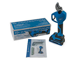 Секатор акумуляторний (акум. 4000 мАг) KRAISSMANN 31 AGS-BL 20