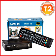 Тюнер T2 (приставка, цифрове tv, ресивер із флешкою T2) НАЛИЧІ!