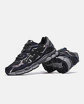 Чоловічі кросівки Asics Gel NYC Graphite Grey Black Асікс Гель Нук сірі демісезон чорні замша повсякденні демісезонні повсякденні, фото 6