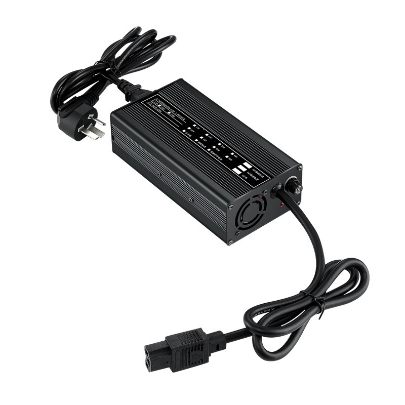 Зарядний пристрій для акумуляторів LiFePO4 48V(58,4V),16S,8A, роз'єм 3pin,173x90x50mm от DOM-Energy