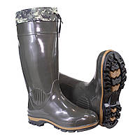 Гумові чоботи Мастер високі з манжетою олива