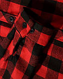 Чоловіча сорочка в клітинку з капюшоном, фото 6