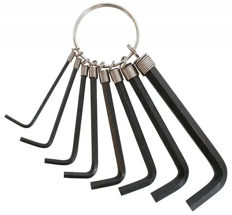 Шестигранні ключі Г-подібні, набір 10 шт., 1.5-10 мм INTERTOOL HT-1842