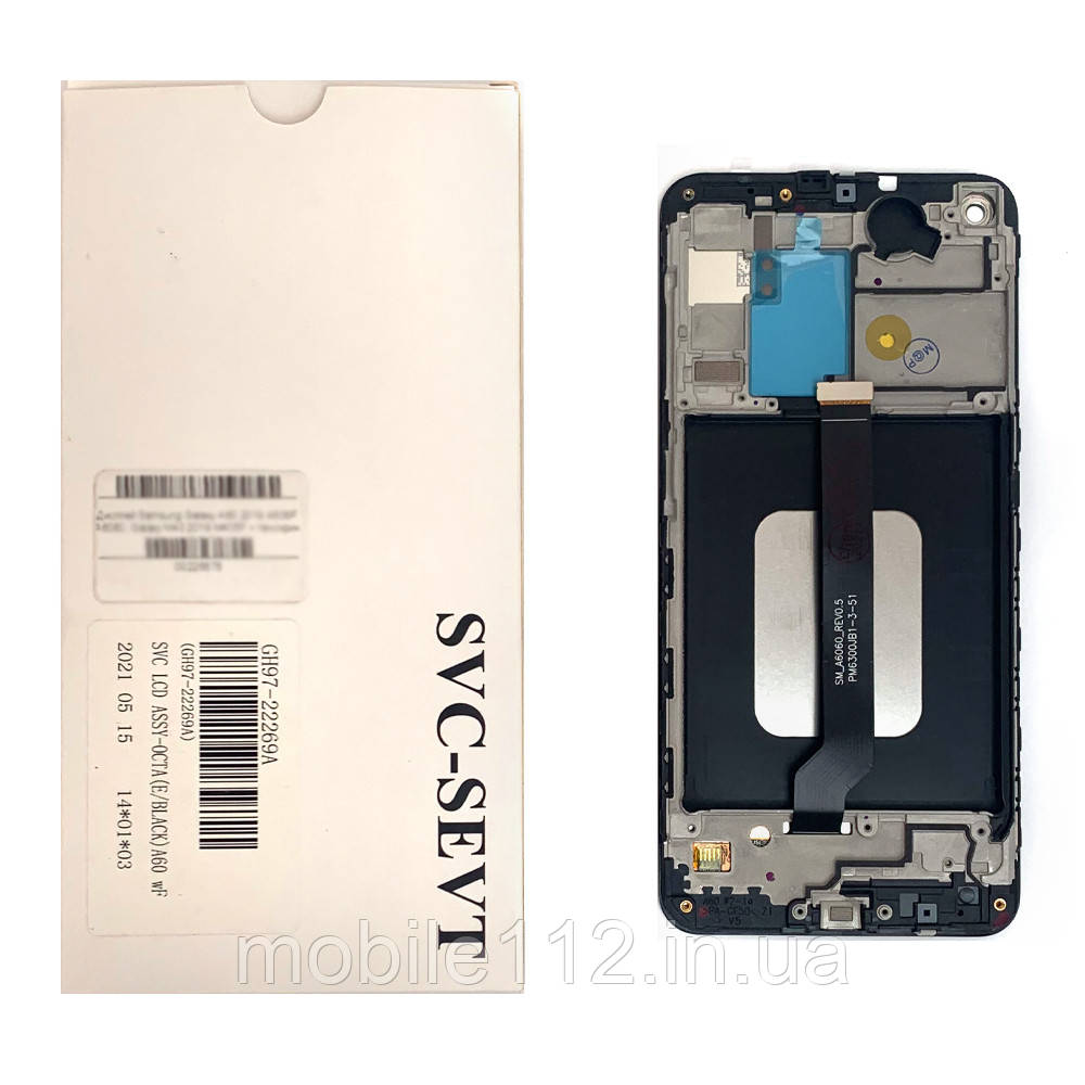 Екран (дисплей) Samsung Galaxy A60 2019 A606F A6060, Galaxy M40 2019 M405F з тачскріном оригінал Китай у рамці