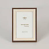 Рамка для фото МВМ MY HOME "Епізоди" 13.2х18.2 см Бежевий/дерево (PH-3 S BEIGE/WOOD)
