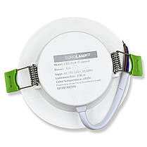 LED світильник Downlight Eurolamp 5W 4000K LED-DLR-5/4(new), фото 4