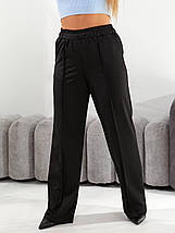 Жіночі брюки палаццо великого розміру батал Розміри: 50-52, 54-56, 58-60, 62-64, фото 2