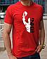 Чоловічі футболки на боксерську тематику з принтом Boxing, бавовняна футболка розмір S, фото 5