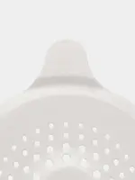 Фільтр для зливу душу та ванни круглої форми. Білий уловлювач волосся. Ситечко для уловлювання волосся., фото 2