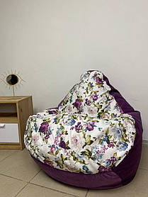 Крісло - мішок SkyPuff груша , M - 100х75  11847+SERRA 16