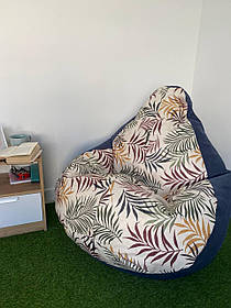 Крісло - мішок SkyPuff груша , M - 100х75 Akasya NEW B197-15+Багіра 11827