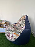 Крісло - мішок SkyPuff груша , MEGA XXXL - 160х120 Akasya NEW B197-15+Багіра 11827, фото 5