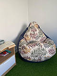 Крісло - мішок SkyPuff груша , MEGA XXXL - 160х120 Akasya NEW B197-15+Багіра 11827, фото 8