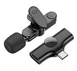 Мікрофон для телефона Borofone BFK12 Type-C чорний, фото 3