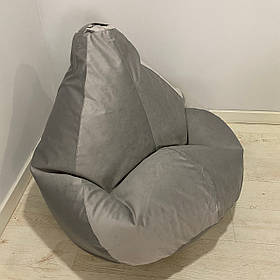 Крісло - мішок SkyPuff груша , M - 100х75 Florida Silver