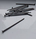 Цвяхи будівельні 3,0х80 мм високоякісні сталеві без покриття з пласкою головкою гладкий стержень DIN 1151, фото 2