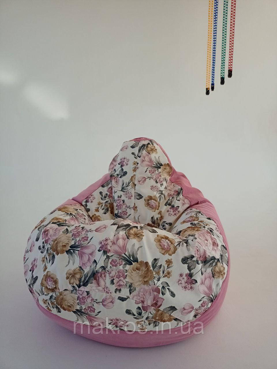 Крісло - мішок SkyPuff груша , MEGA XXXL - 160х120 Катания 4 + Багіра 11850, фото 1