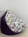 Крісло - мішок SkyPuff груша , MEGA XXXL - 160х120 Магітекс Serra 16 + Квінс 10783, фото 9