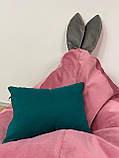 Крісло - мішок SkyPuff груша Зайчик , M - 100х75 Багіра 11850+вушка 11825, фото 3