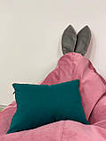 Крісло - мішок SkyPuff груша Зайчик , M - 100х75 Багіра 11850+вушка 11825, фото 4