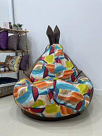 Крісло - мішок SkyPuff груша Зайчик , XXL - 140х100 Akasya 275+Багіра 11844