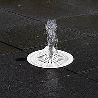 Фільтр для зливу ванної кімнати та душу білий. Ситечко для уловлювання волосся. Ситечко на фільтр для зливу ваною, фото 5