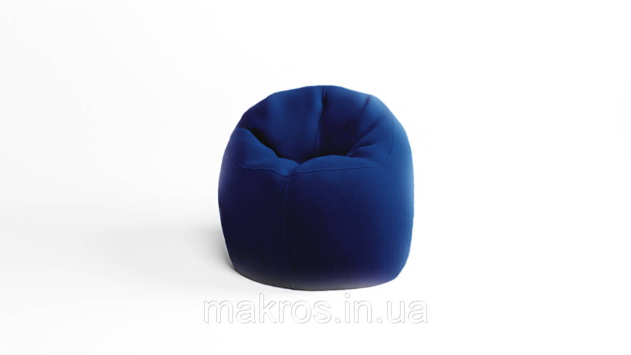 Крісло - мішок SkyPuff Хмаринка 100 см Велюр Energy Blue