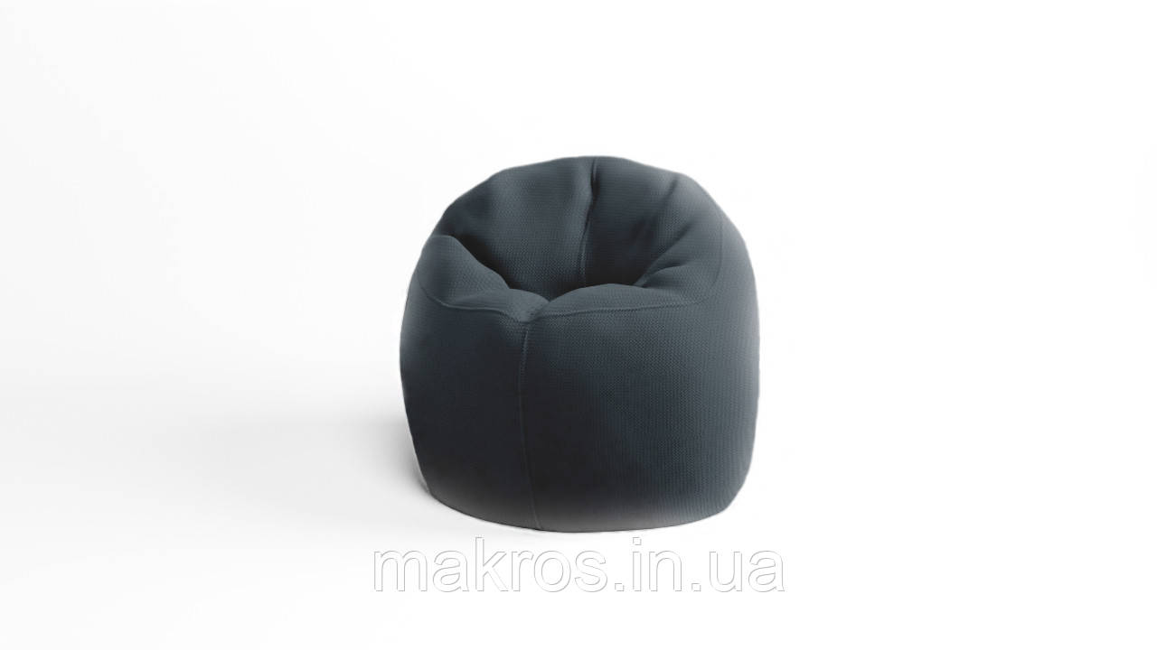 Крісло - мішок SkyPuff Хмаринка 100 см Велюр Energy Deep aqua