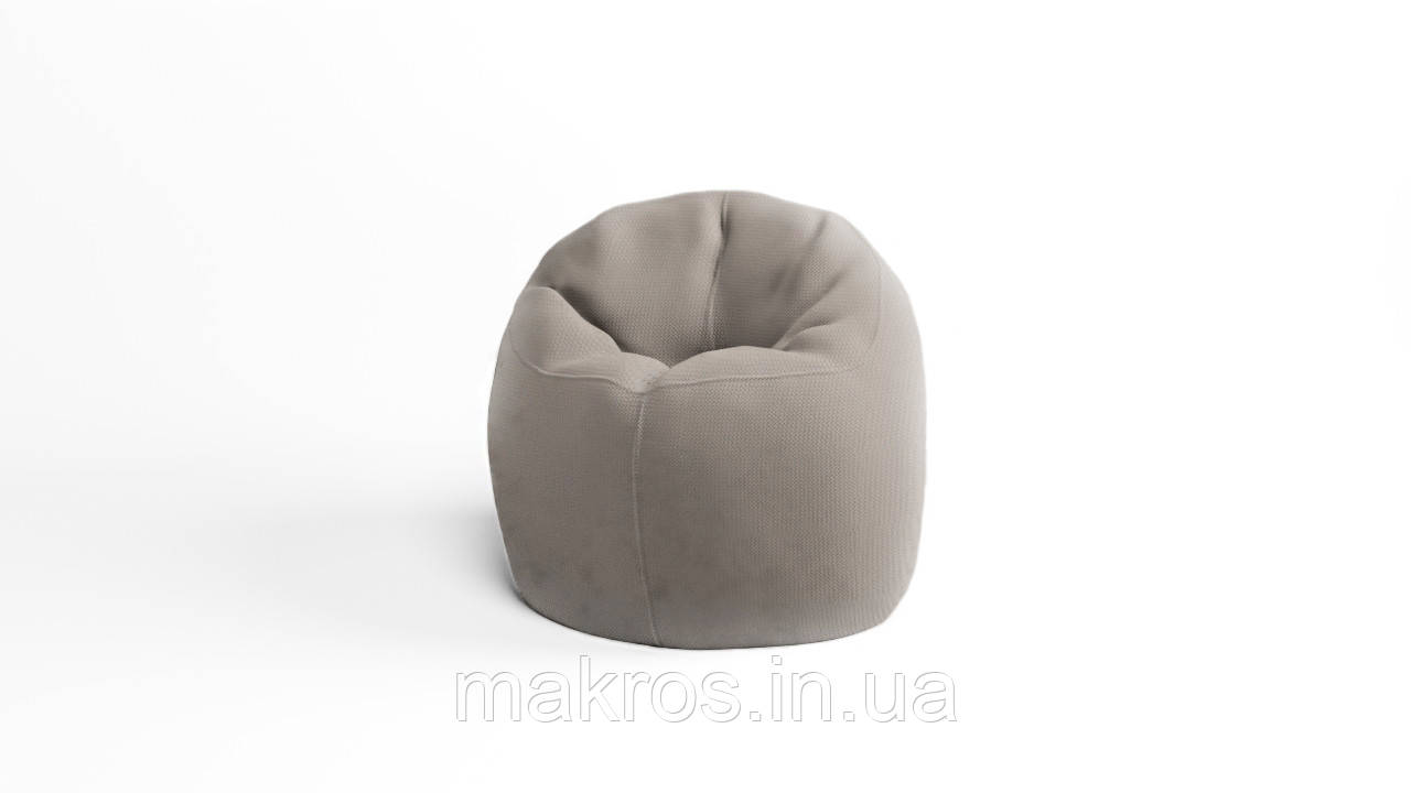 Крісло - мішок SkyPuff Хмаринка 100 см Велюр Energy Marble