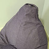 Крісло-мішок SkyPuff груша , MEGA XXXL - 160х120 Велюр ORLANDO Violet, фото 6