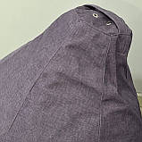 Крісло-мішок SkyPuff груша , MEGA XXXL - 160х120 Велюр ORLANDO Violet, фото 7