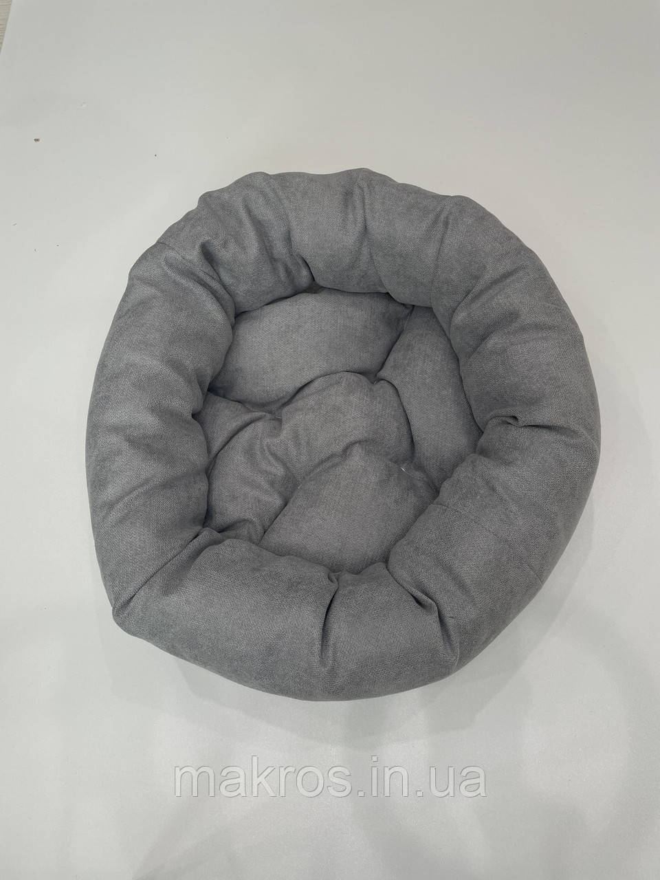 Лежак для котів і собак SKYPUFF 60 см Light Gray + Light Gray