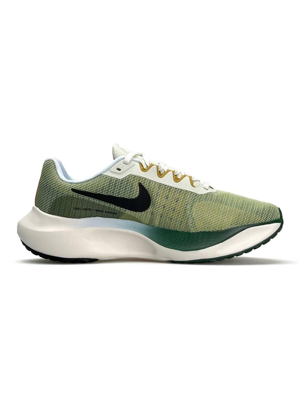 Чоловічі текстильні кросівки Nike Zoom Fly 5 Beige Olive, текстильні кеди Найк оливкові 41