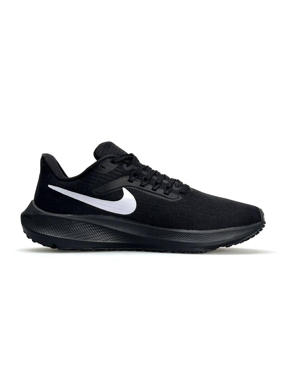 Чоловічі текстильні кросівки Nike Air Zoom Pegasus 39 Black, текстильні кеди Найк чорні 41