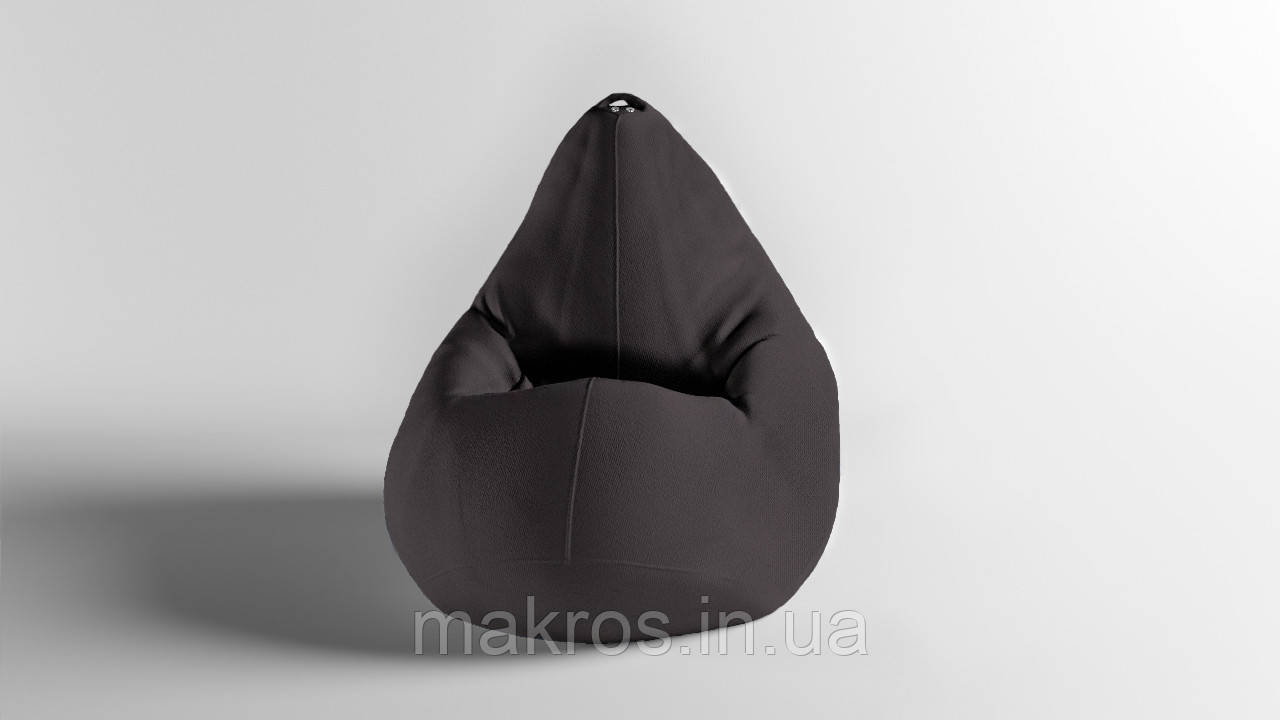 Крісло-мішок SkyPuff груша , MEGA XXXL - 160х120 Велюр Victory Cappuccino, фото 1