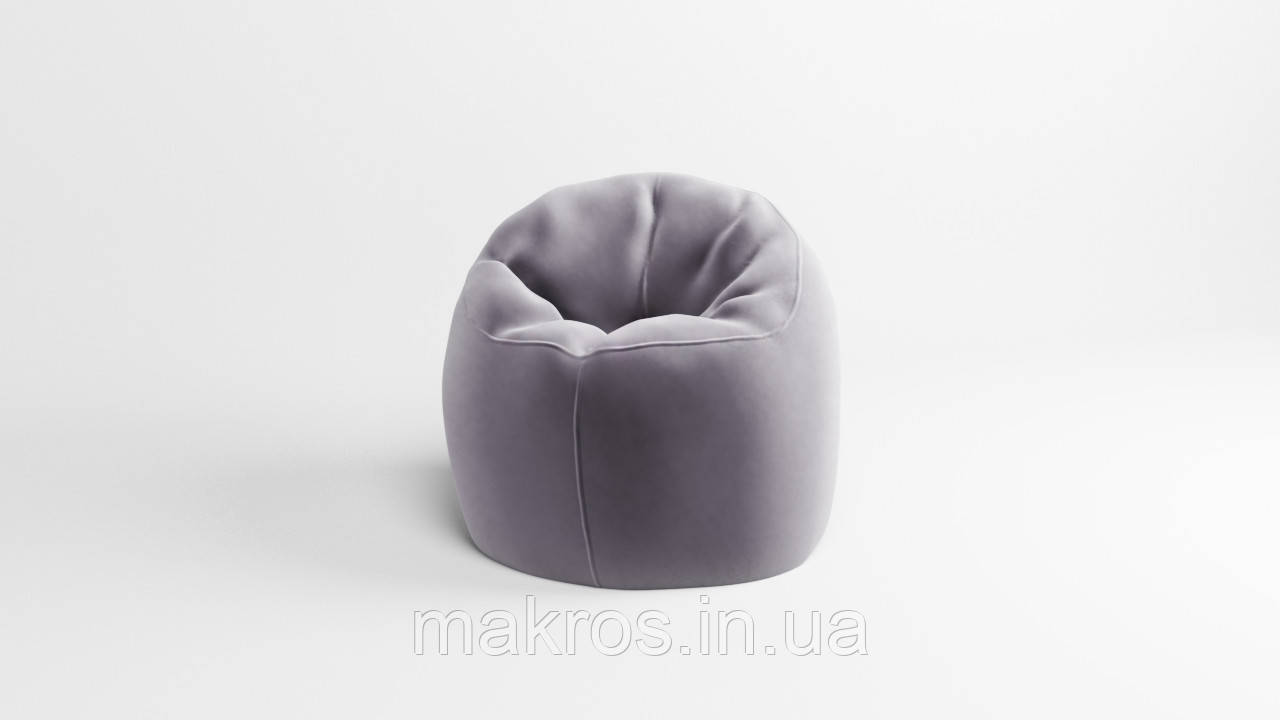 Крісло - мішок SkyPuff Хмаринка 85 см Велюр Florida Violet