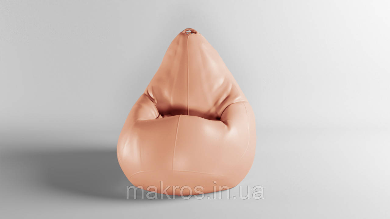 Крісло-мішок SkyPuff груша , MEGA XXXL - 160х120 Екошкіра Zeus Delux Cotton, фото 1