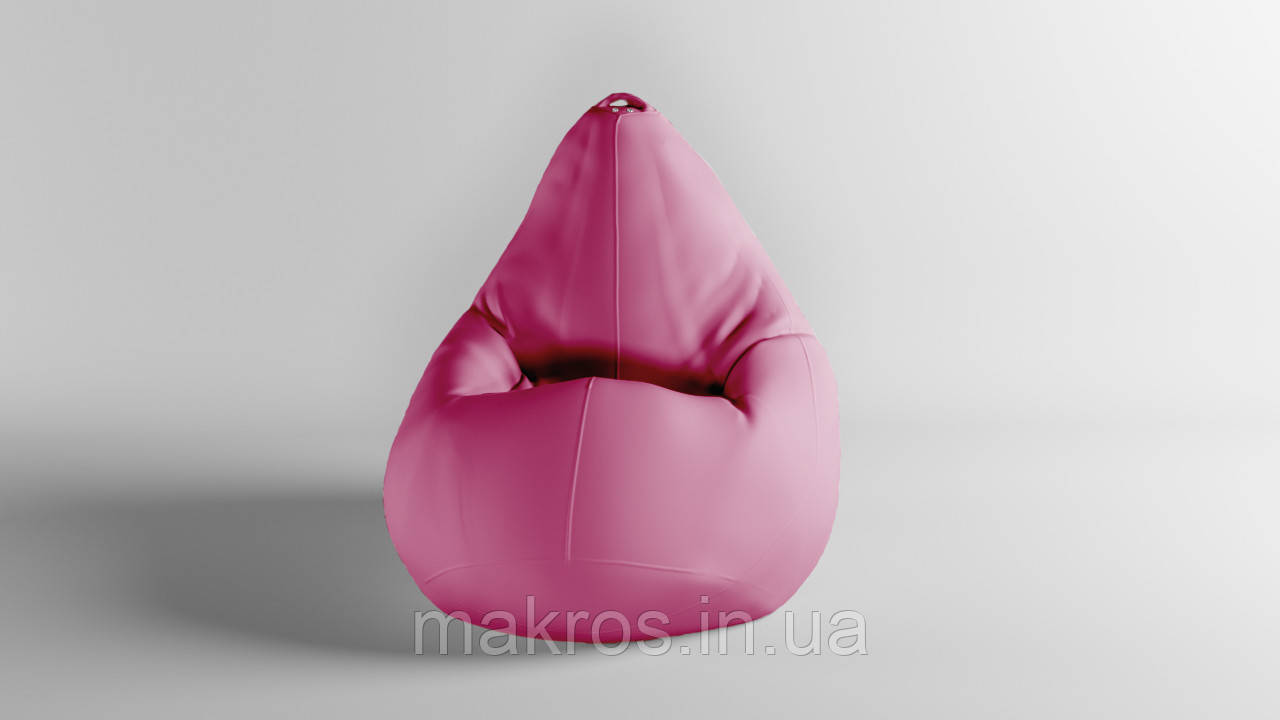 Крісло-мішок SkyPuff Груша , XXL - 140х100 Оксфорд 600D.PU.WR 1056 Рожевий, фото 1