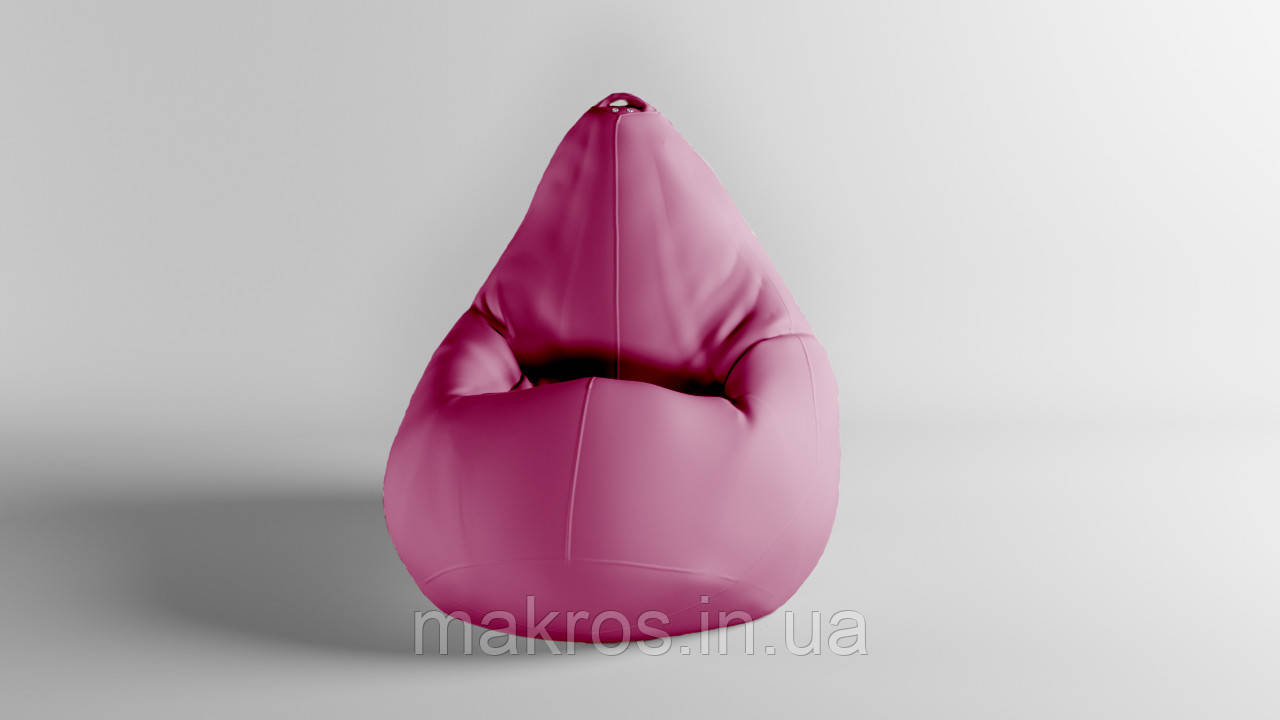 Крісло-мішок SkyPuff Груша , XXL - 140х100 Оксфорд 600D.PU.WR 179 Бордовий, фото 1