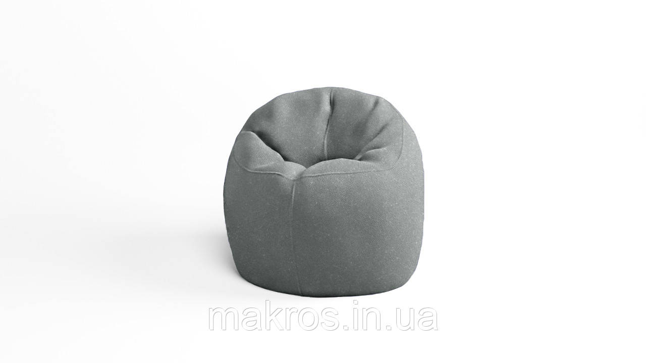 Крісло - мішок SkyPuff Хмаринка 100 см Велюр GREAT Off-white