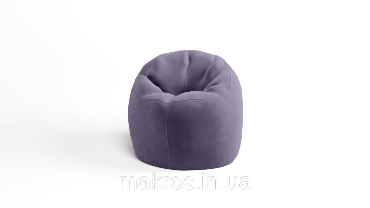 Крісло - мішок SkyPuff Хмаринка 100 см Велюр ORLANDO Violet