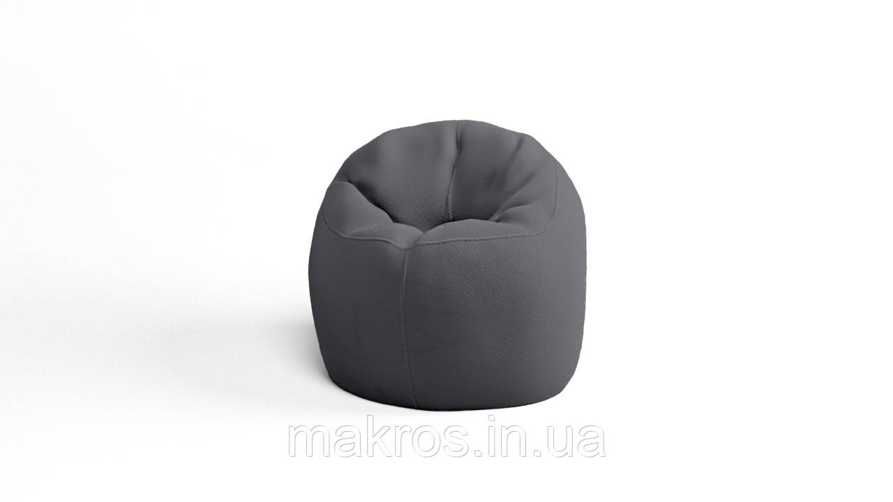 Крісло - мішок SkyPuff Хмаринка 100 см Велюр Victory Gray