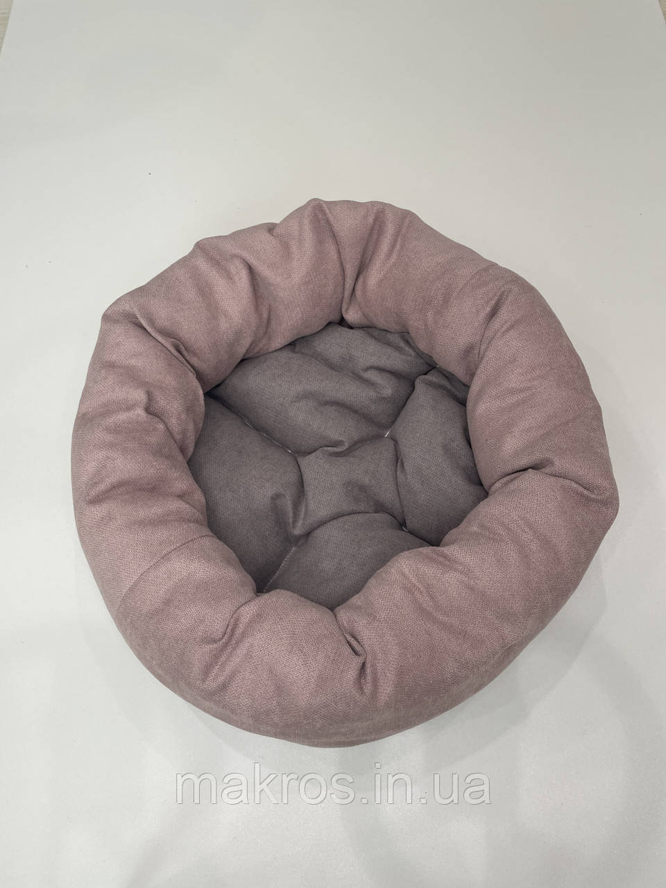 Лежак для котів і собак SKYPUFF 60 см Dusty Rose + Taupe