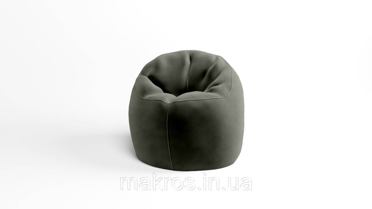 Крісло - мішок SkyPuff Хмаринка 85 см Велюр Virginia Coffee